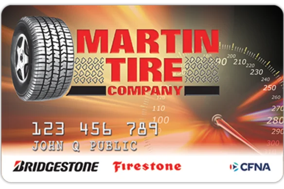 Martin Tire Company Credit Card